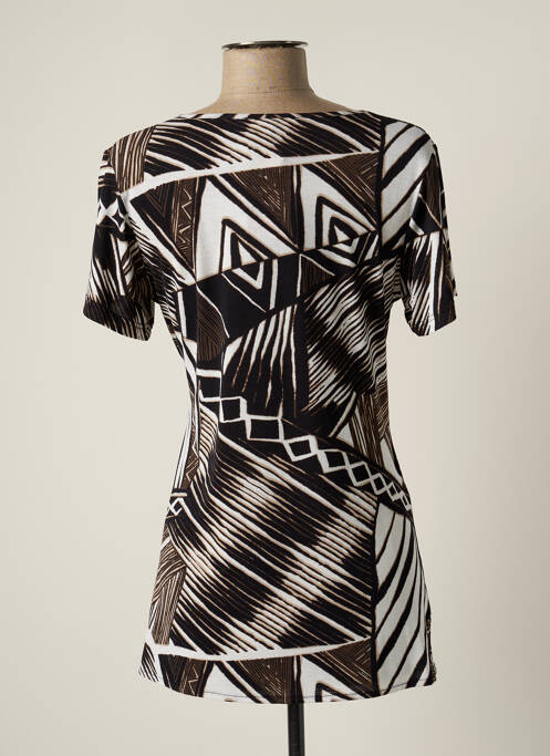 Tunique manches courtes coupe cintrée noir JUMFIL femme
