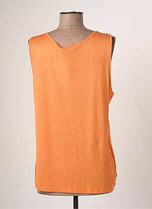 Débardeur stretch sans manche orange JUMFIL homme