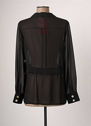Veste casual col chemisier noir JUMFIL femme