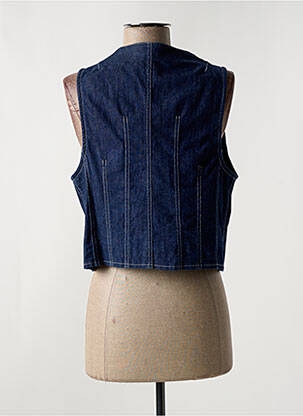 Gilet sans manche coupe cintrée bleu JUMFIL femme