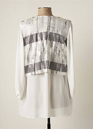 Veste casual col rond blanc JUMFIL femme