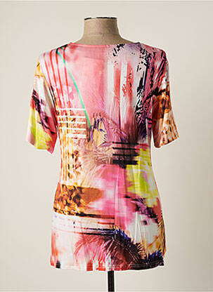 T-shirt imprimé fantaisie manches courtes rose JUMFIL femme
