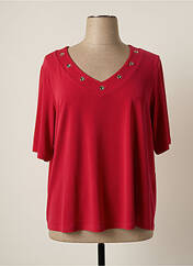 T-shirt rouge JUMFIL pour femme seconde vue