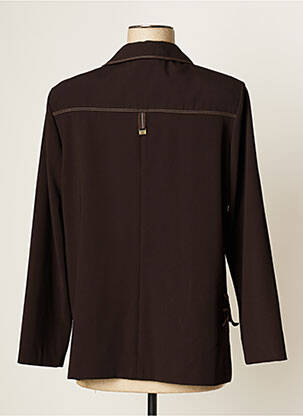 Veste casual epaulette marron JUMFIL femme