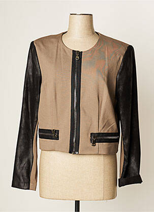 Veste casual epaulette bleu JUMFIL femme