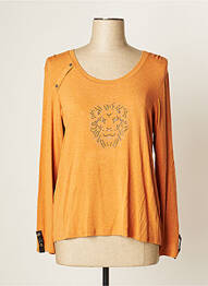 T-shirt manches longues manches longues orange JUMFIL femme
