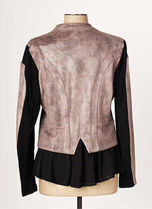 Veste casual tissage suedine gris JUMFIL femme