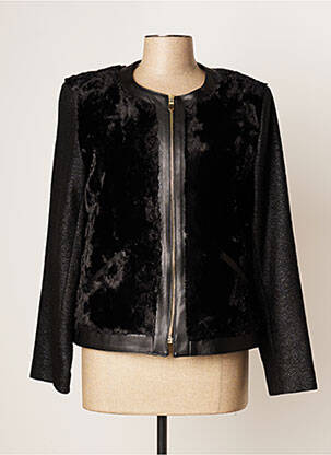 Veste casual epaulette noir JUMFIL femme