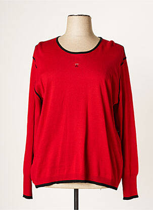 Pull stretch manches longues rouge JUMFIL femme