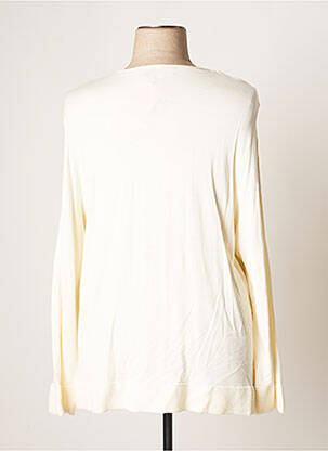 Pull coupe cintrée manches longues beige JUMFIL femme