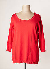 Pull rouge FRED SABATIER pour femme seconde vue