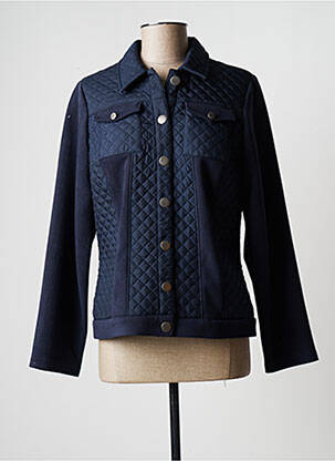 Veste casual poches bleu JUMFIL femme