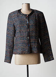 Veste chic fermeture boutonnée sur le devant noir JUMFIL femme