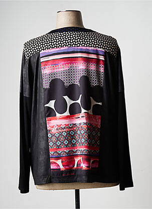 Veste casual col rond noir JUMFIL femme