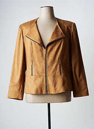 Veste casual epaulette marron JUMFIL femme