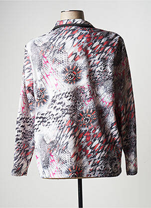 Chemisier coupe cintrée manches courtes gris JUMFIL femme