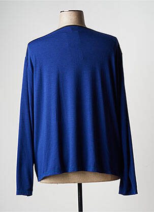 Top stretch manches longues bleu JUMFIL femme