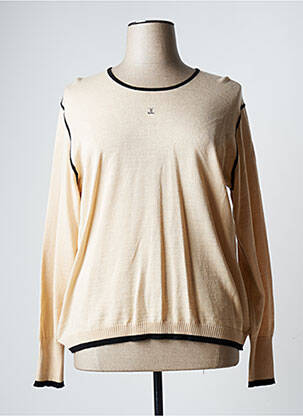 Pull stretch manches longues beige JUMFIL femme