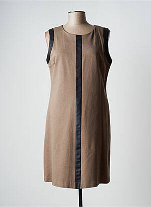 Robe mi-longue sans manche sans manche gris JUMFIL femme