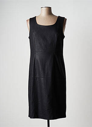 Robe mi-longue sans manche sans manche noir JUMFIL femme