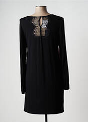 Robe mi-longue noir 3322 pour femme seconde vue