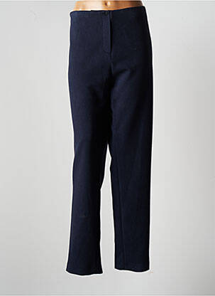 Pantalon droit taille élastique taille normale bleu JUMFIL femme