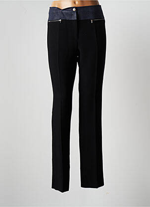 Pantalon slim taille élastique taille normale noir JUMFIL femme