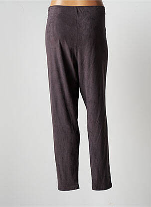 Pantalon slim taille élastique taille normale gris EVA KAYAN femme