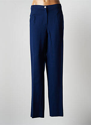 Pantalon droit stretch taille normale bleu JUMFIL femme