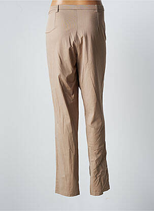 Pantalon slim taille élastique taille normale marron JUMFIL femme