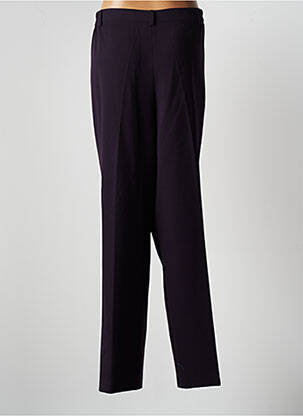 Pantalon droit tissage crêpe taille normale violet JUMFIL femme