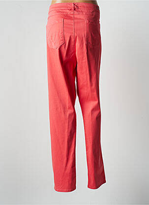 Pantalon slim tissage popeline taille normale orange FRED SABATIER femme