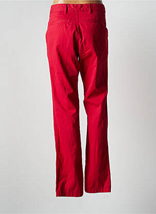 Pantalon chino taille basse taille basse rouge KARIBAN femme