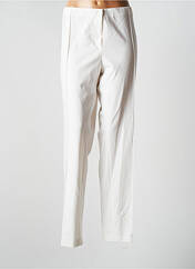 Pantalon slim beige BRUNO SAINT HILAIRE pour femme seconde vue
