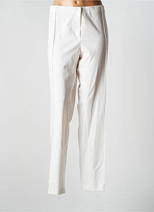 Pantalon slim beige BRUNO SAINT HILAIRE pour femme