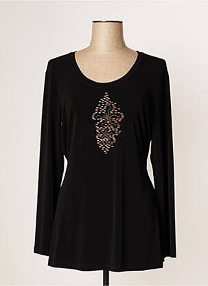 T-shirt manches longues manches longues noir JUMFIL femme
