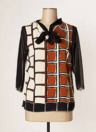 Blouse manches 3/4 manches 3/4 noir MERI & ESCA femme