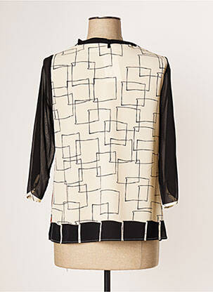 Blouse manches 3/4 manches 3/4 noir MERI & ESCA femme