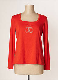 T-shirt manches longues manches longues orange JUMFIL femme