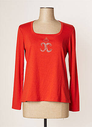T-shirt manches longues manches longues orange JUMFIL femme