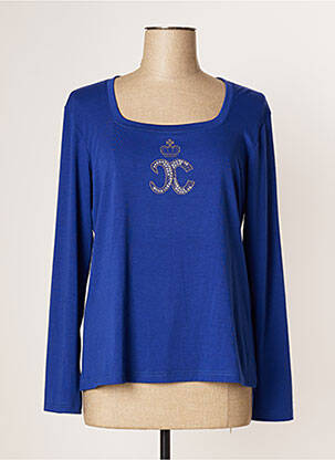 T-shirt manches longues manches longues bleu JUMFIL femme