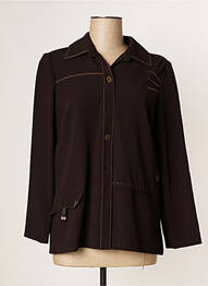 Veste casual epaulette marron JUMFIL femme
