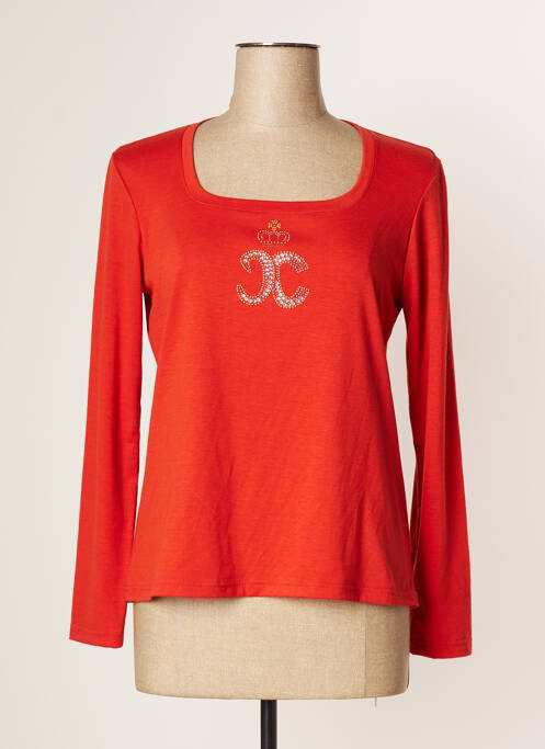 T-shirt manches longues manches longues orange JUMFIL femme