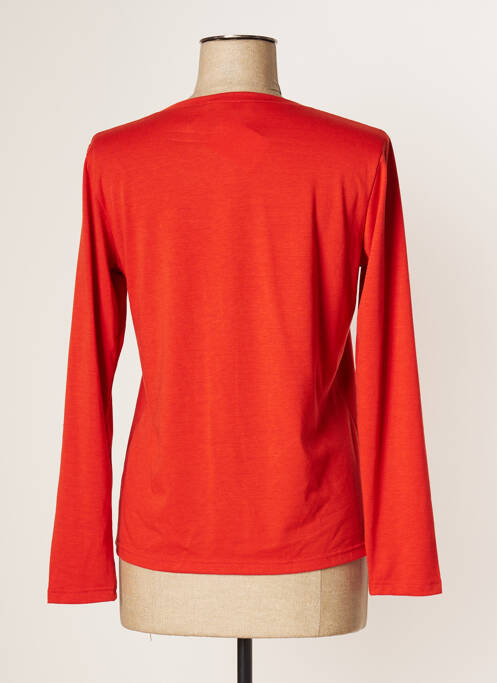 T-shirt manches longues manches longues orange JUMFIL femme