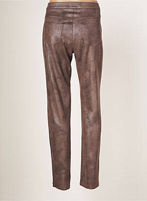 Pantalon slim taille normale taille normale marron JUMFIL femme