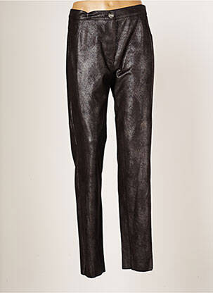 Pantalon slim stretch taille normale noir JUMFIL femme