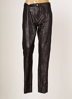 Pantalon slim stretch taille normale noir JUMFIL femme