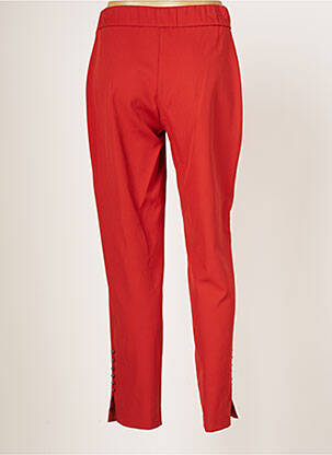 Pantalon slim taille élastique taille normale orange MERI & ESCA femme