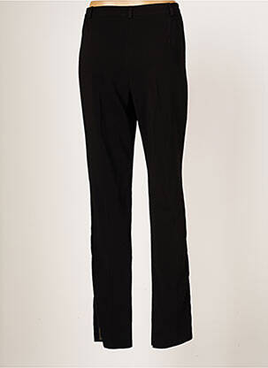 Pantalon droit tissage crêpe taille normale noir JUMFIL femme