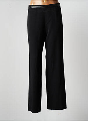 Pantalon droit taille élastique taille normale noir JUMFIL femme